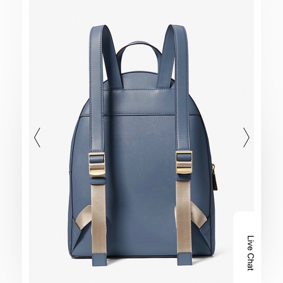 NWT! Michael Kors Sally Medium Saffiano Leather 2-In-1 Backpack with print case - Picture 7 of 12